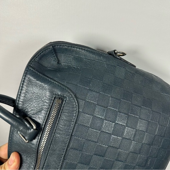 Louis Vuitton Leather Damier Infini Porte-Documents Jour Briefcase Cosmos - Picture 6 of 14